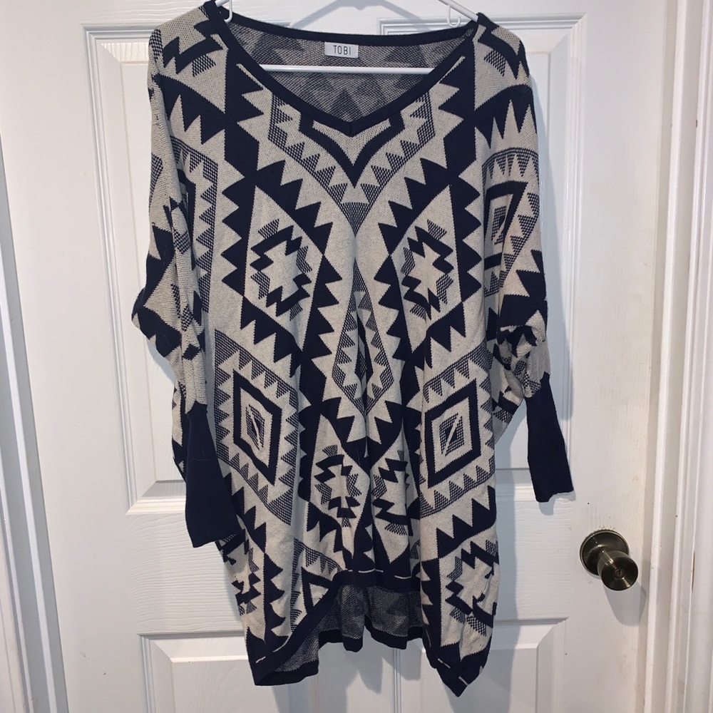 Oversized Aztec Sweater